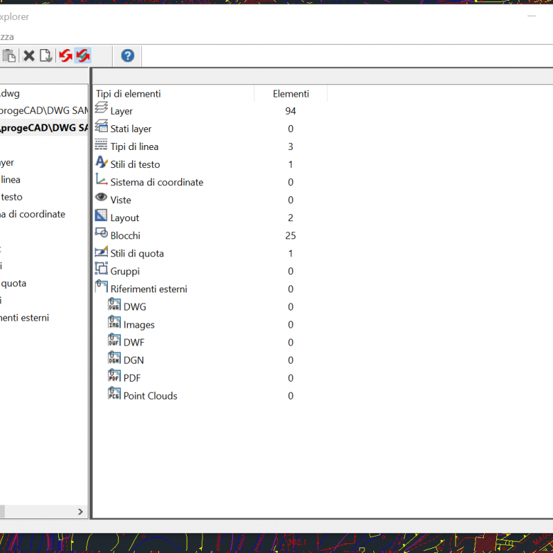 progeCAD Explorer